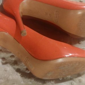 Coral Coach Pumps 10